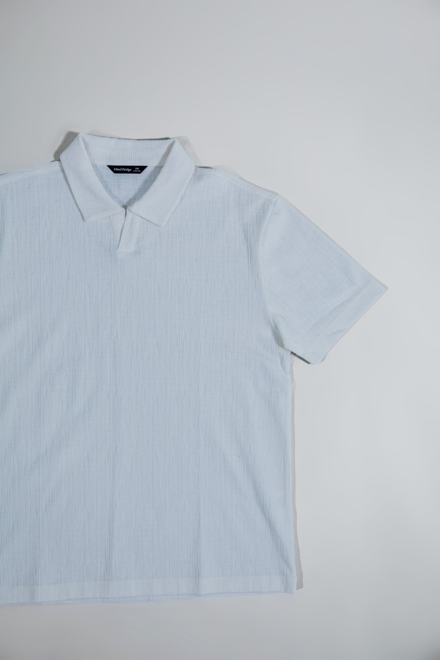 Polo de algodón texturizado